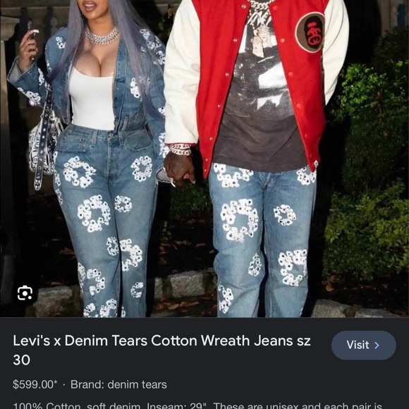 Levi’s denim tears - Picture 2 of 6